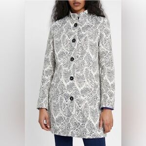 DESIGUAL - CHRISTIAN LACROIX Monochrome Textured Overcoat